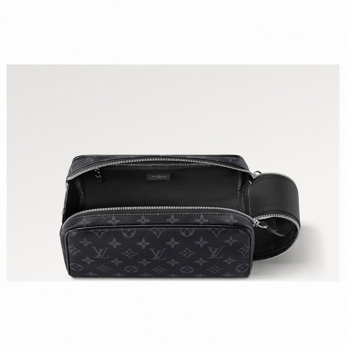 Monogram Eclipse Dopp Kit Bag | Black & Grey