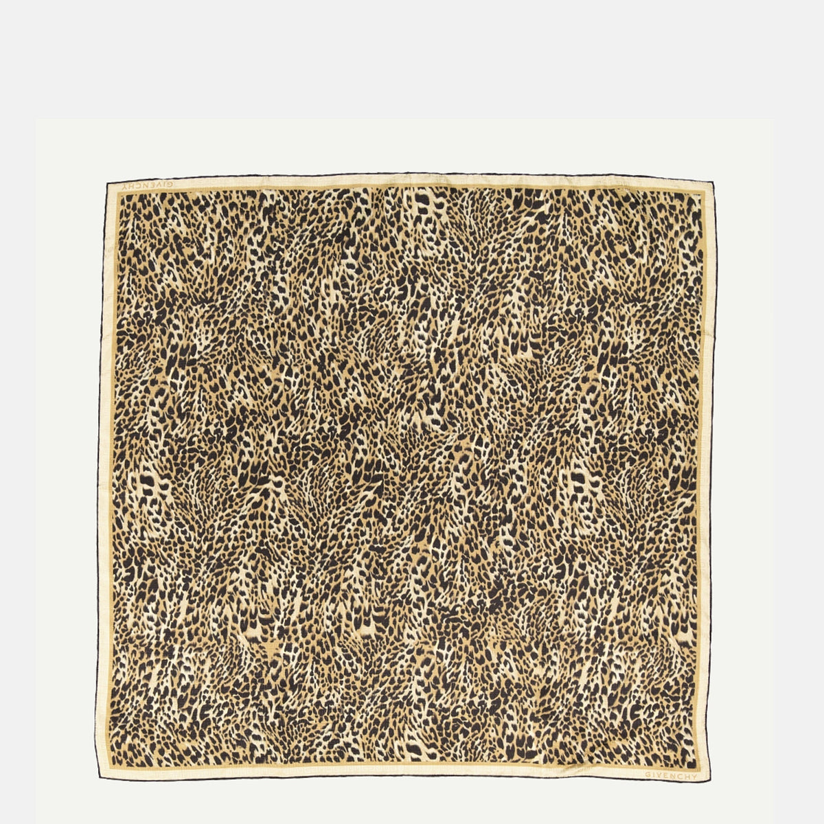Leopard Silk Scarf