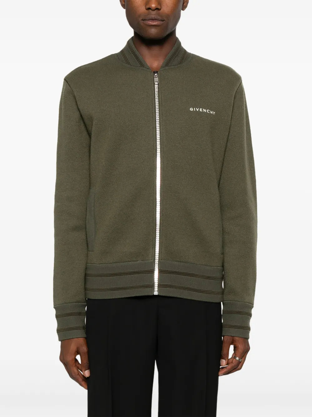 Khaki Varsity Jacket