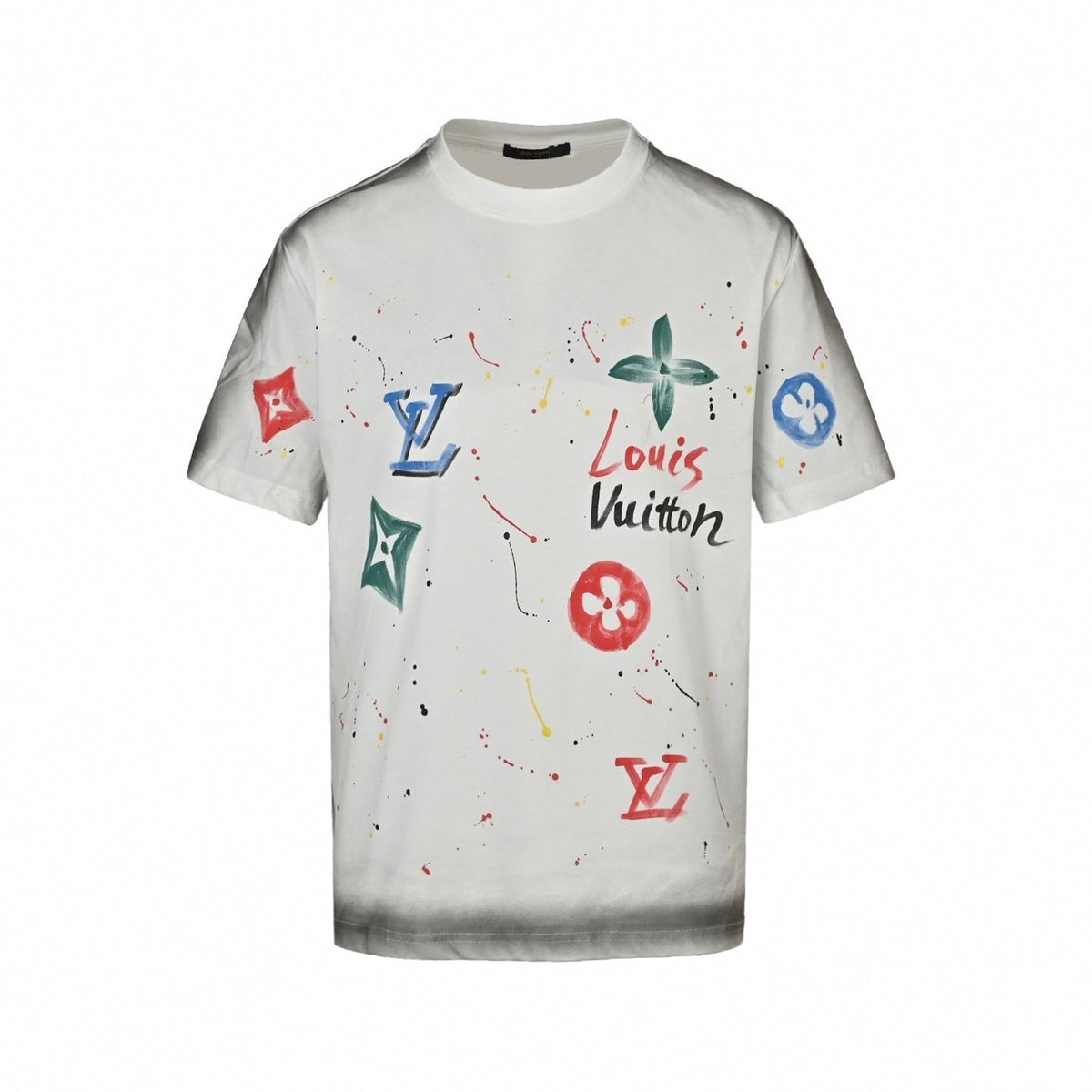 Spray Monogram Cotton T-Shirt