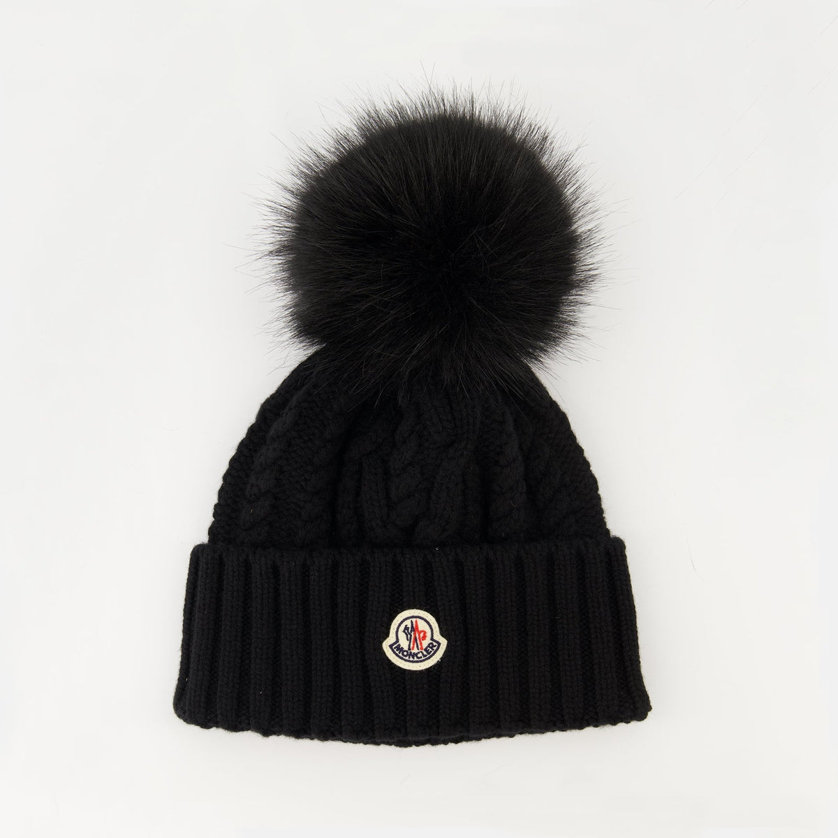 Cashmere Beanie with Pom-Pom