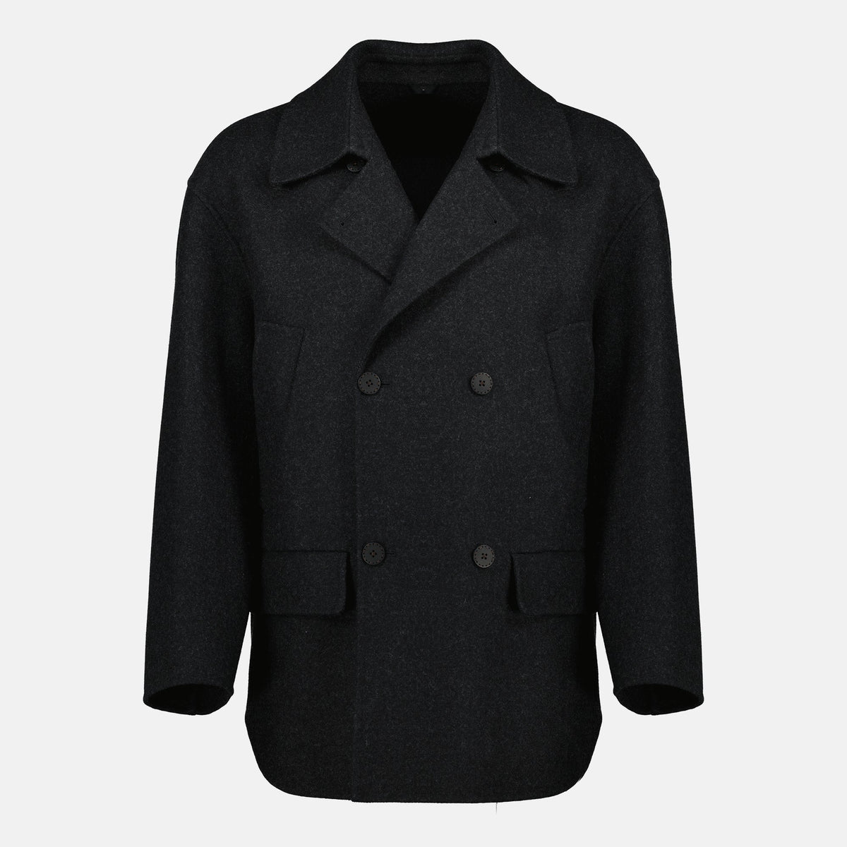 Grey Wool Coat