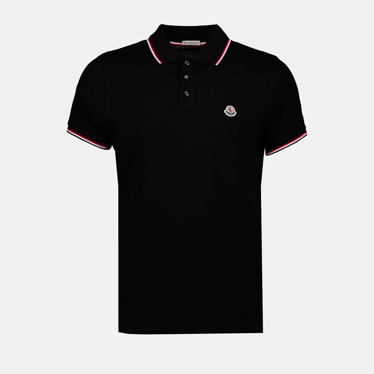Polo with Tricolor Piping