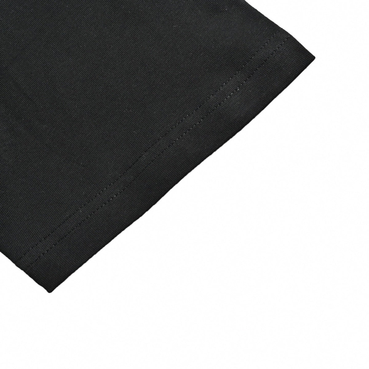 Embroidered Script Logo T-Shirt | Black