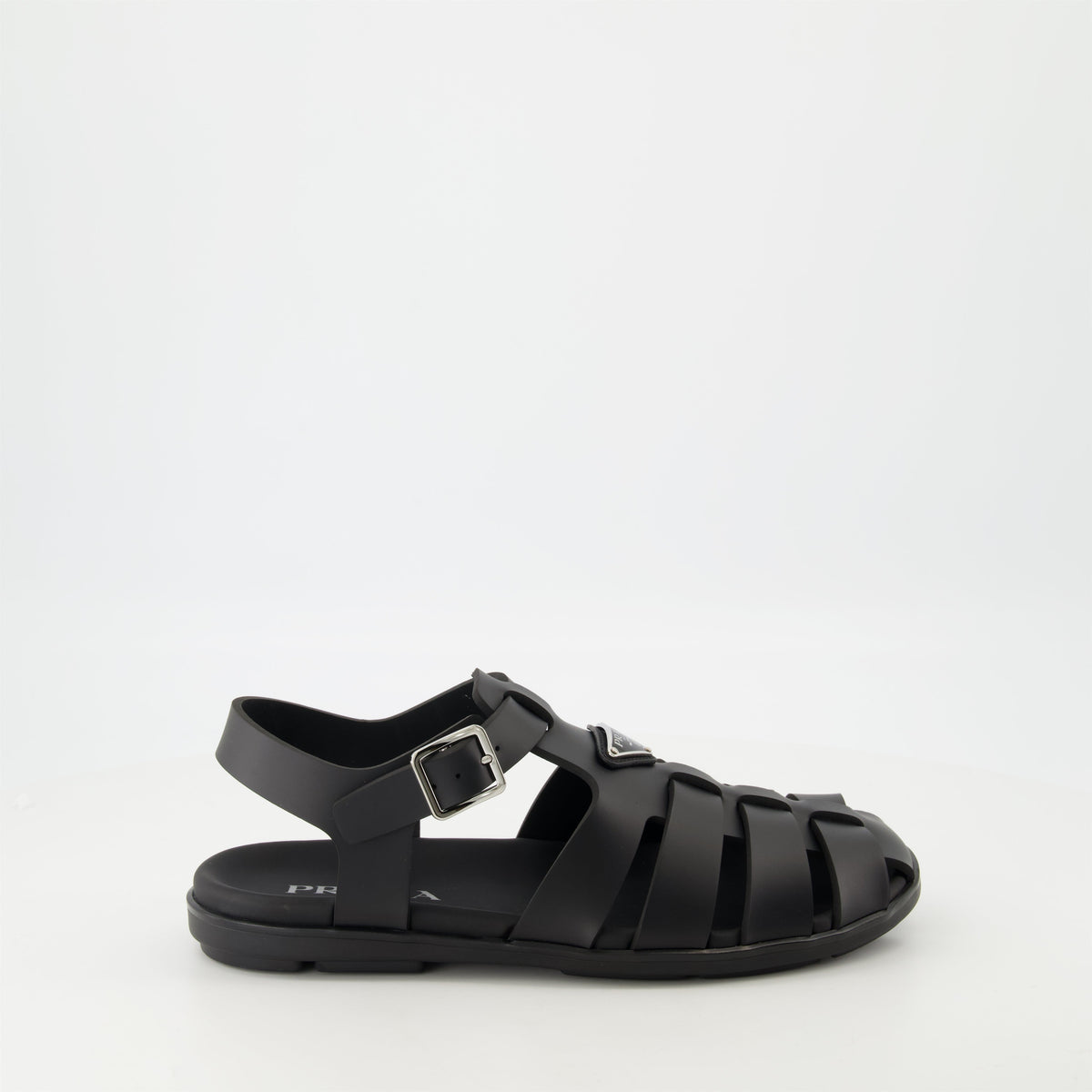 Black Rubber Sandals