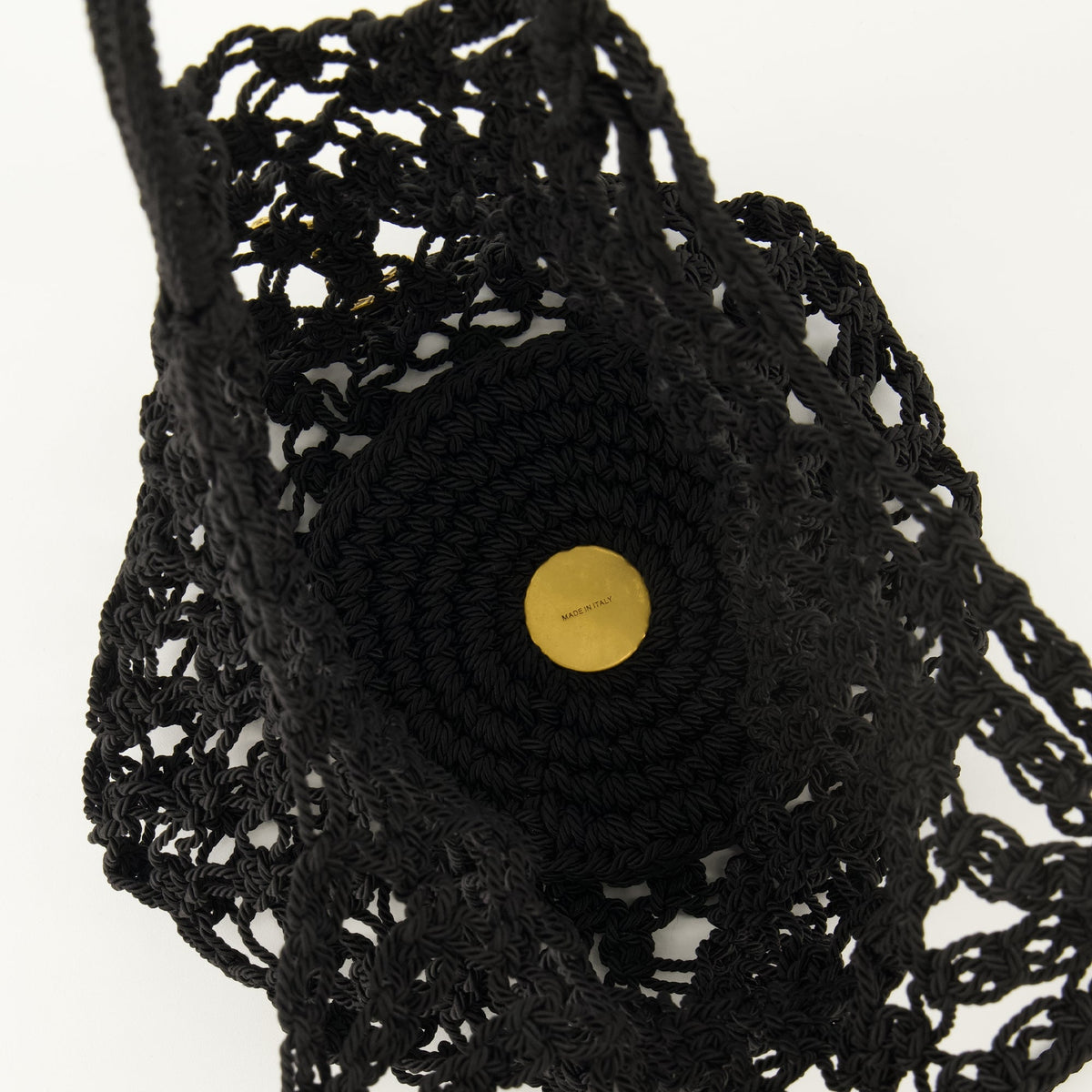 Black Crochet Bag