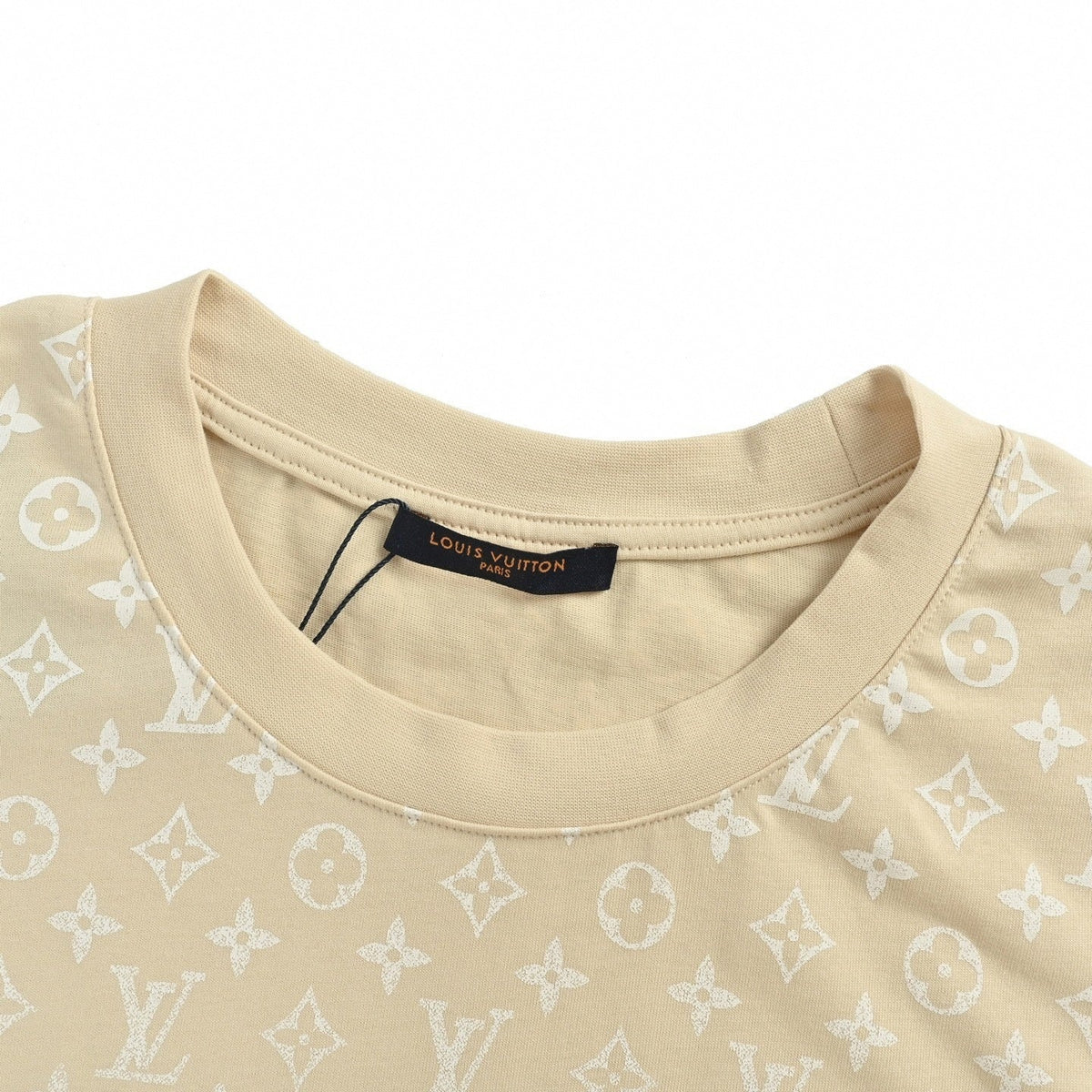 Gradient Monogram Jersey Tee | Beige