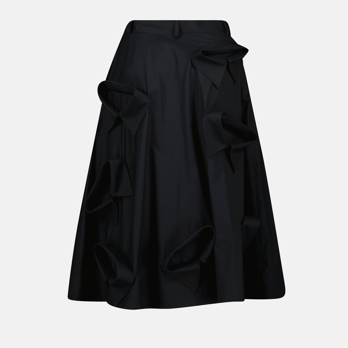 Black Collar Skirt