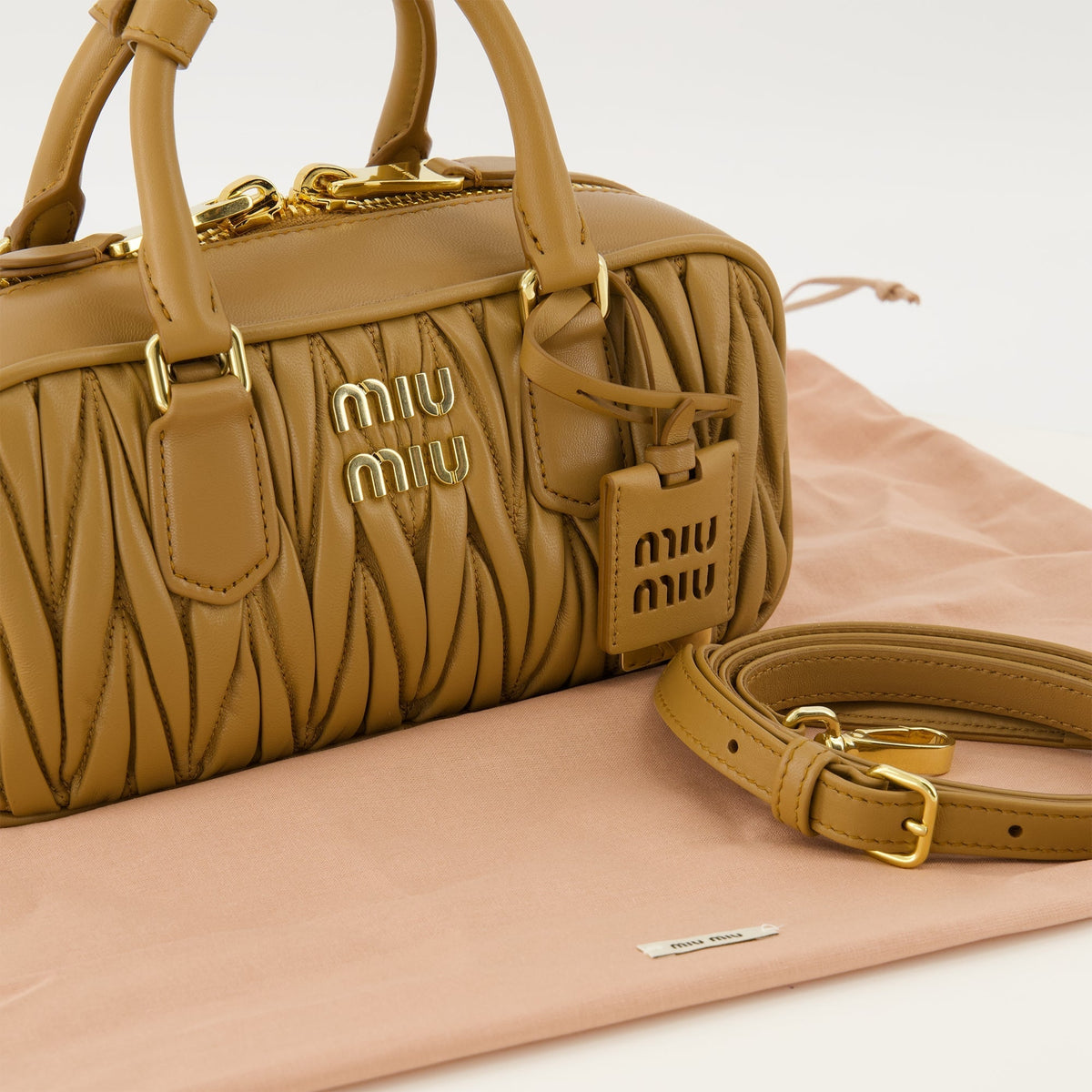 Quilted Brown Acardie Bag