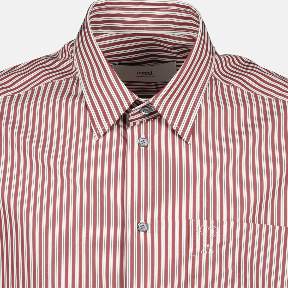 Red Striped Ami de Coeur Shirt