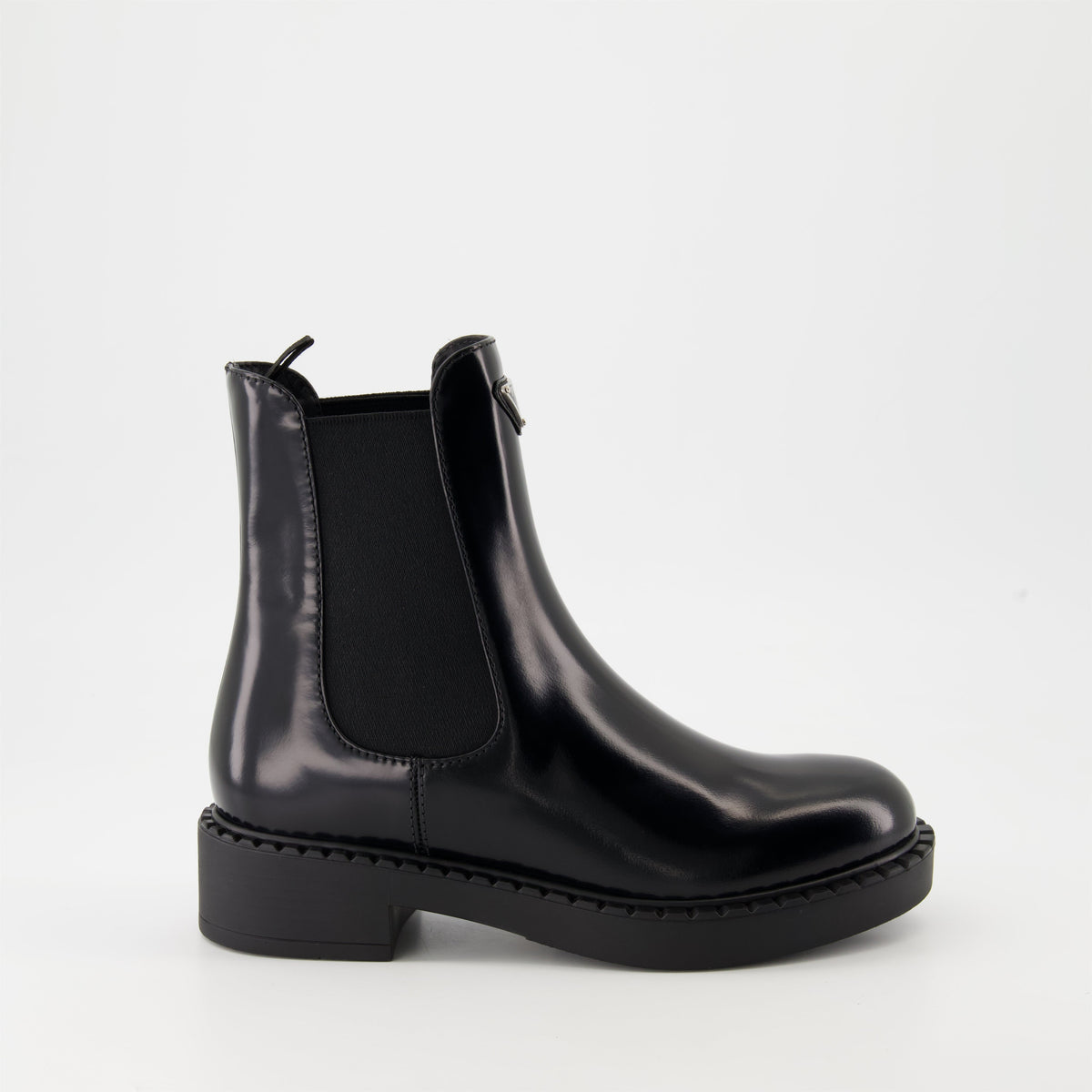 Patent Leather Ankle Boots