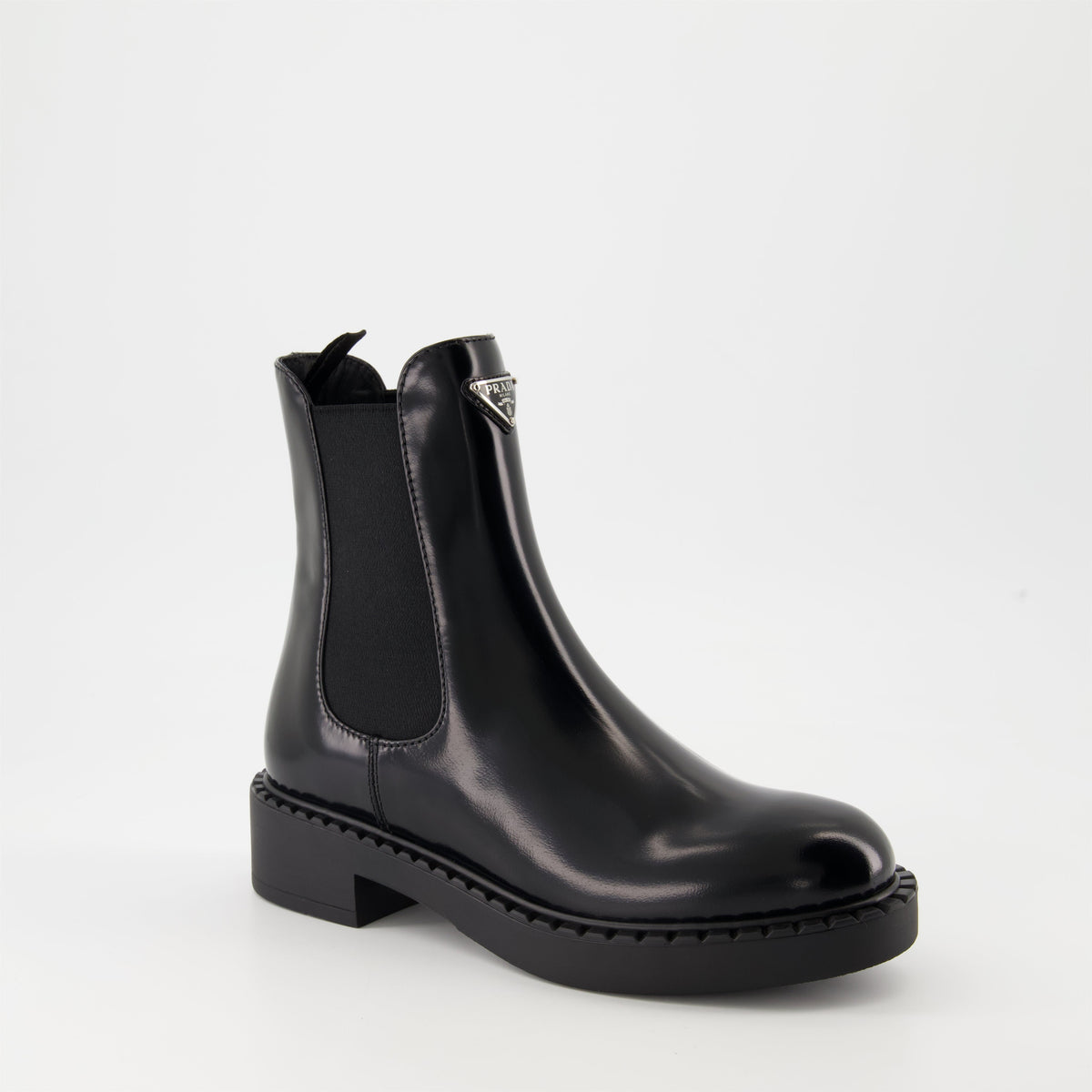 Patent Leather Ankle Boots