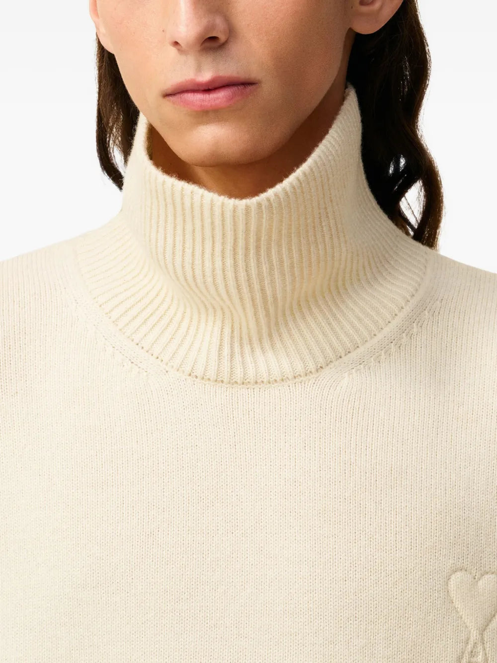 Ami de coeur turtleneck sweater