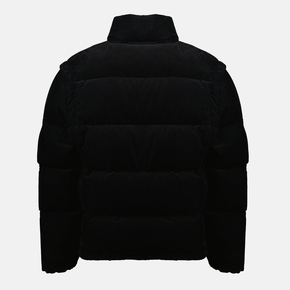 Black Corduroy Puffer Jacket