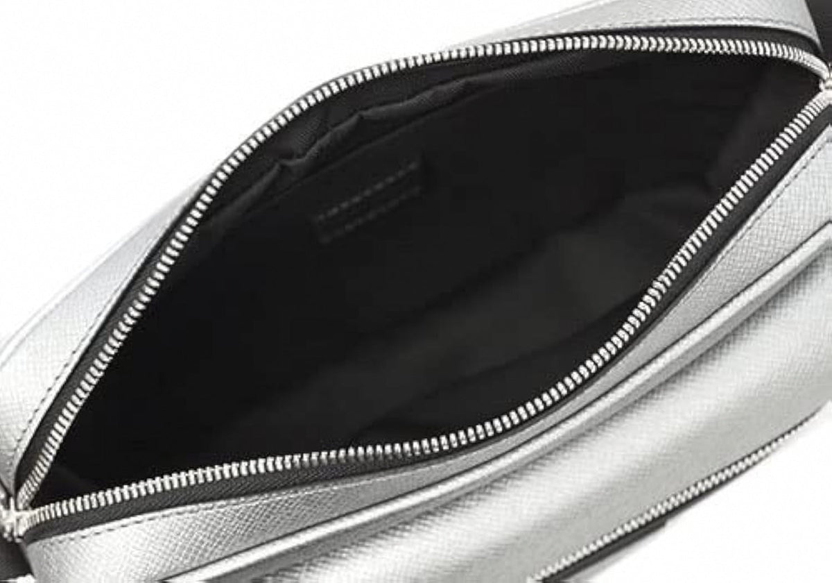 Outdoor Messenger Bag | Silver Monogram Eclipse