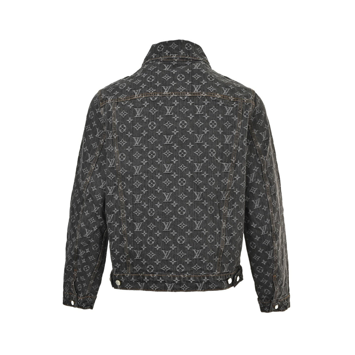 Monogram Denim Jacket | Washed Black