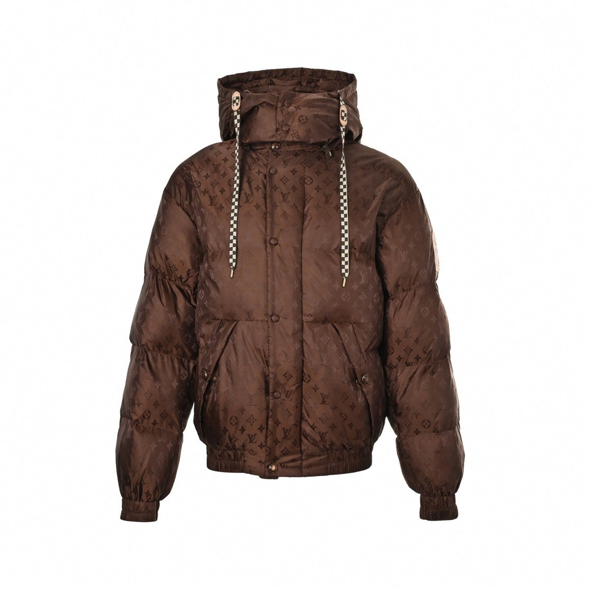 Monogram Jacquard Ski Puffer - Bronze