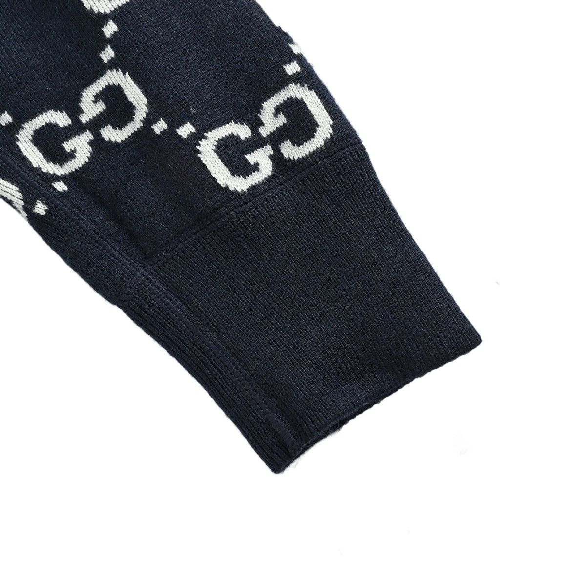 Reversible GG Monogram Cashmere Zip Jacket