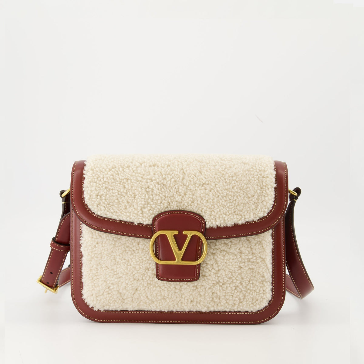 Leather and Wool Bag