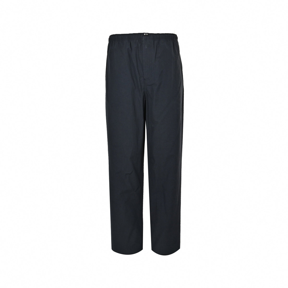 Cotton Twill Elasticated Trousers - Navy Blue