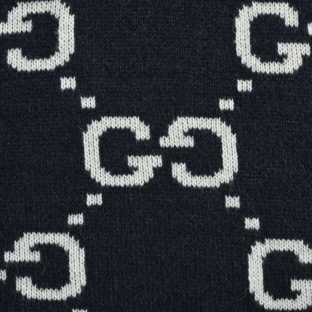 Reversible GG Monogram Cashmere Zip Jacket