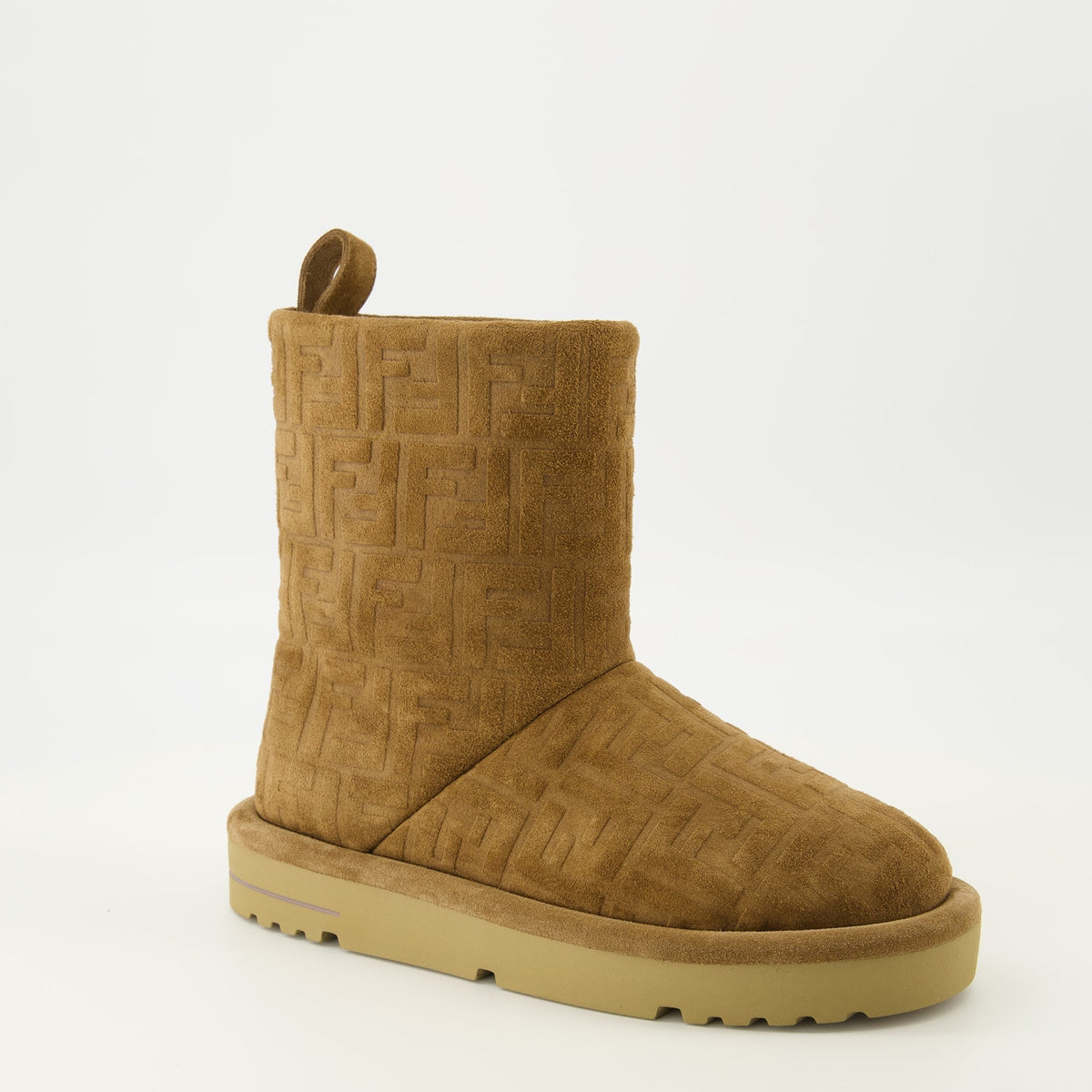 Brown Suede Après Ski Boots