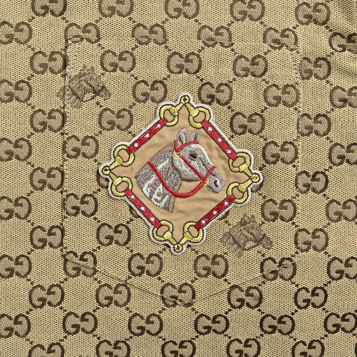 Horse Crest GG Canvas Shirt