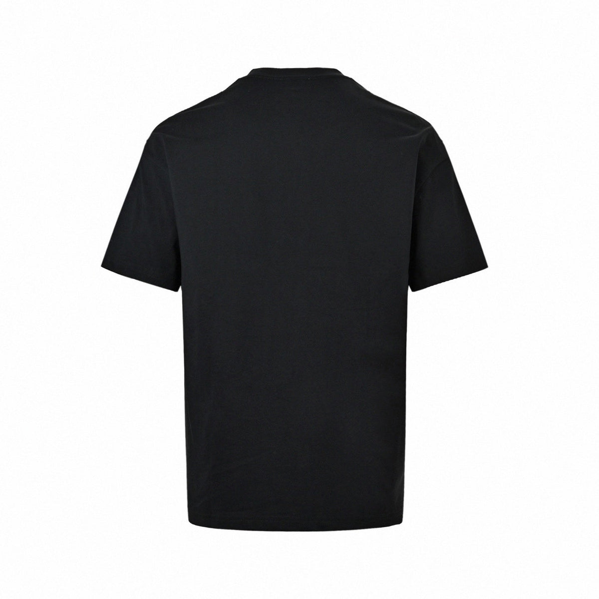 Oversized Terry Logo Patch T-Shirt - Black