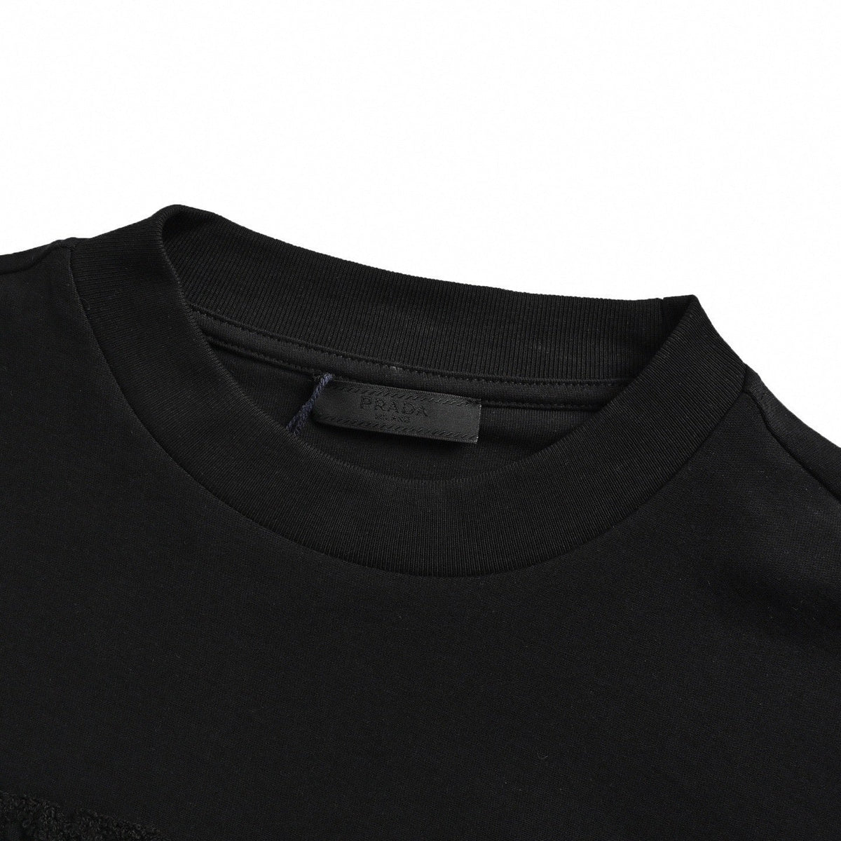 Tonal Terry Logo T-Shirt - Black