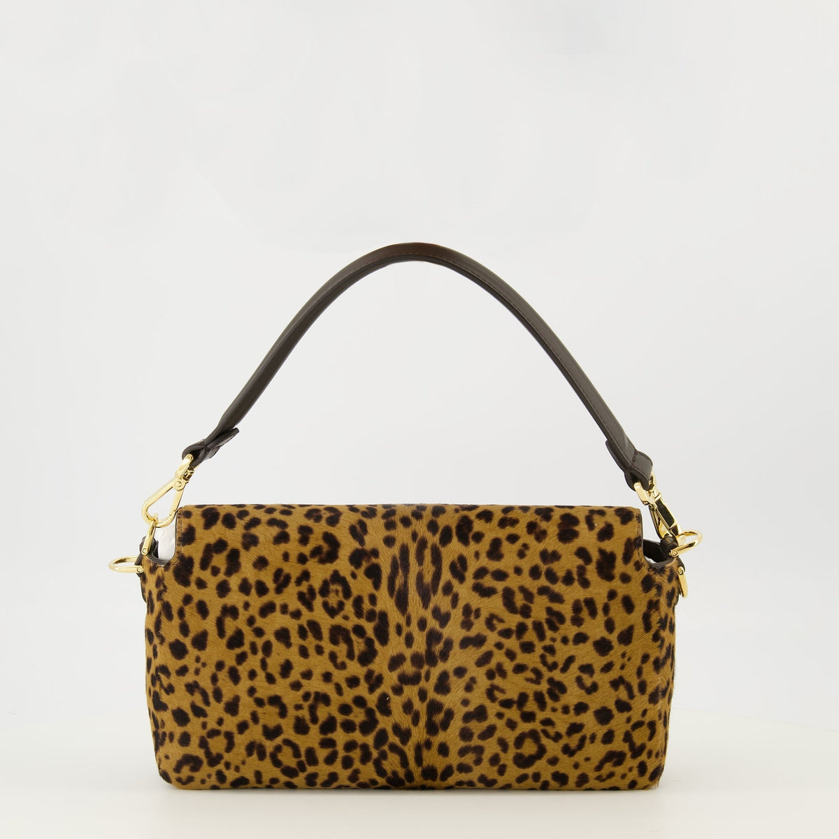 Leopard Baguette Bag