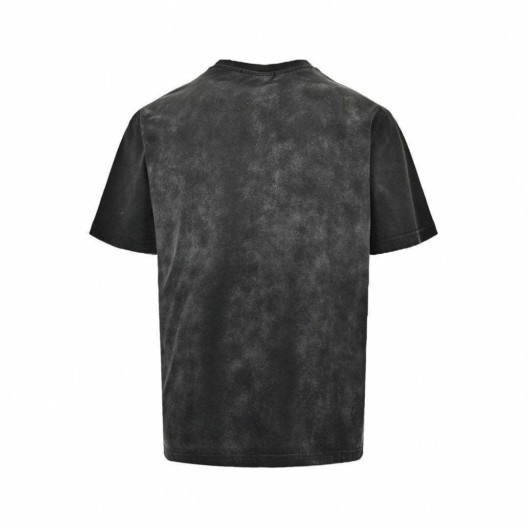 Vintage Wash CC Logo Tee | Washed Black
