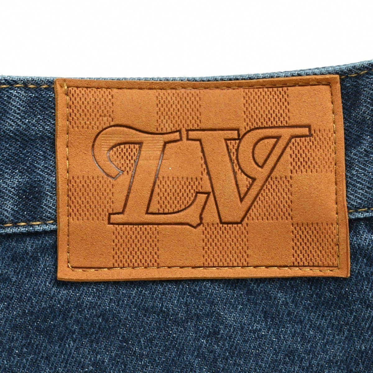 Monogram Gradient Denim Jeans | Vintage Blue