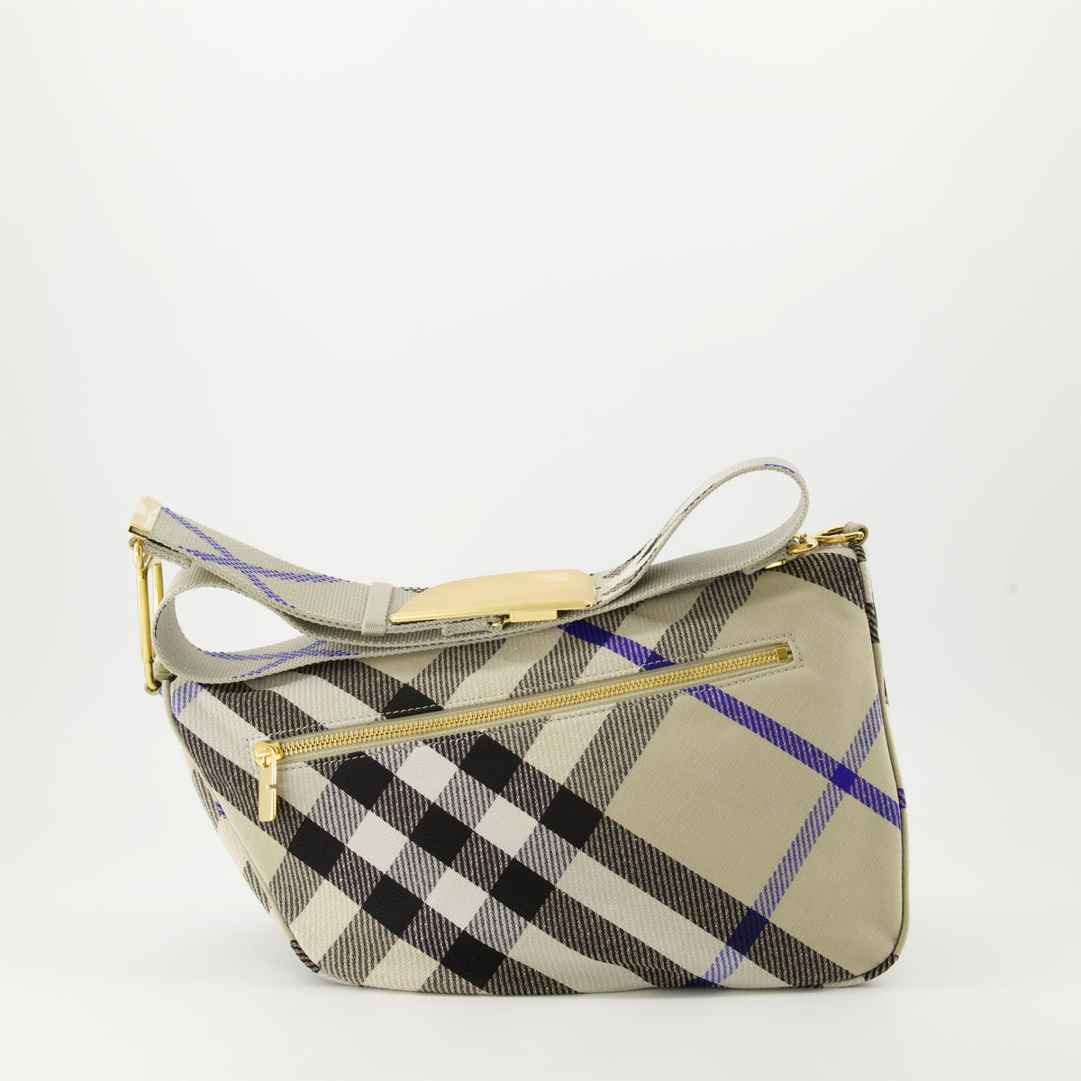 Checkered Shield Bag