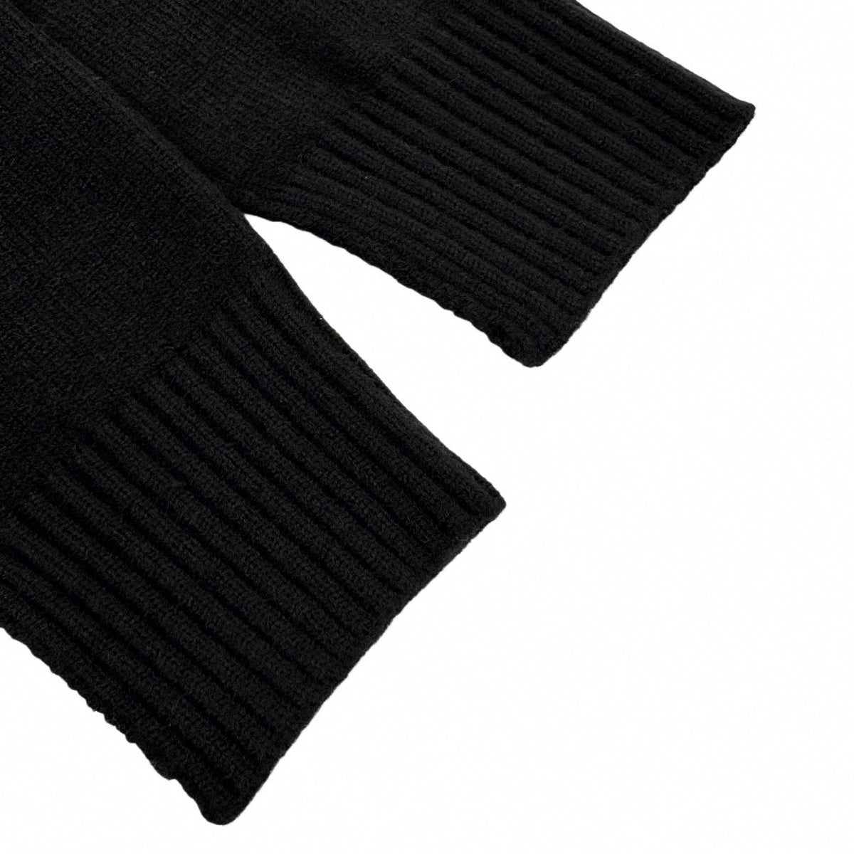 Oversized V-Neck Cardigan | Black
