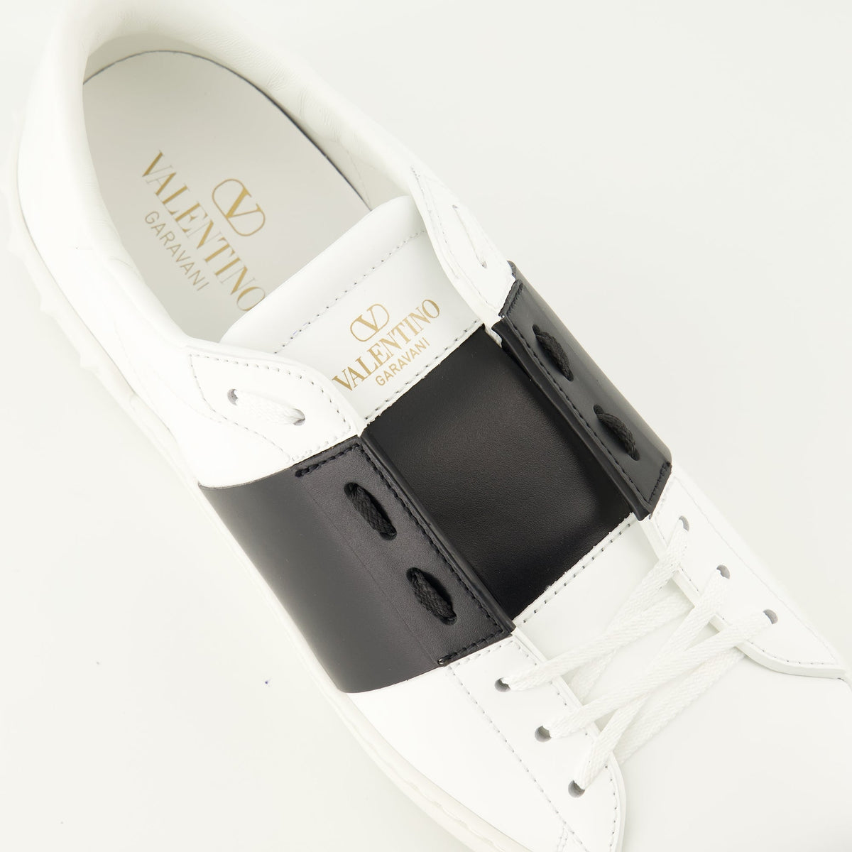 Black Band Open Sneakers
