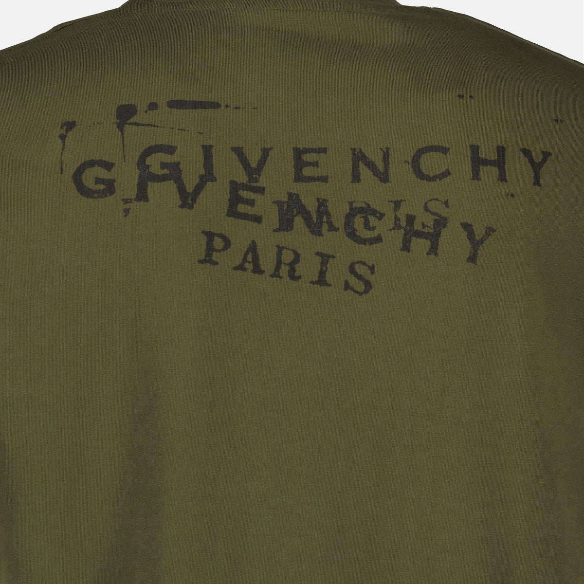 Givenchy Stamp Khaki T-Shirt