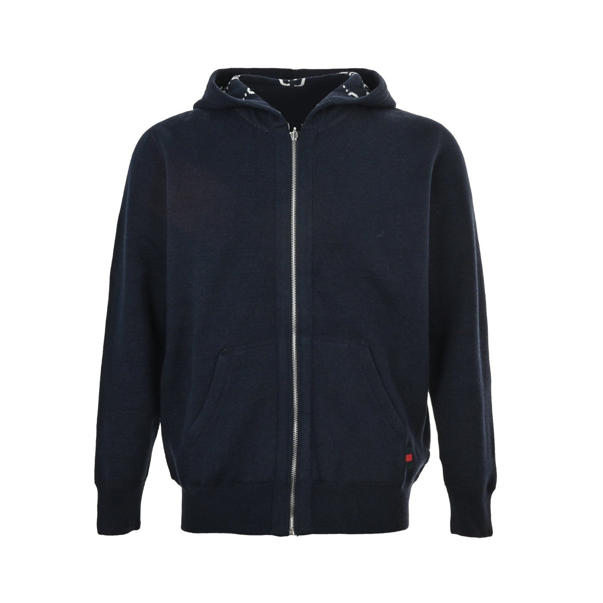 Reversible GG Monogram Cashmere Zip Jacket