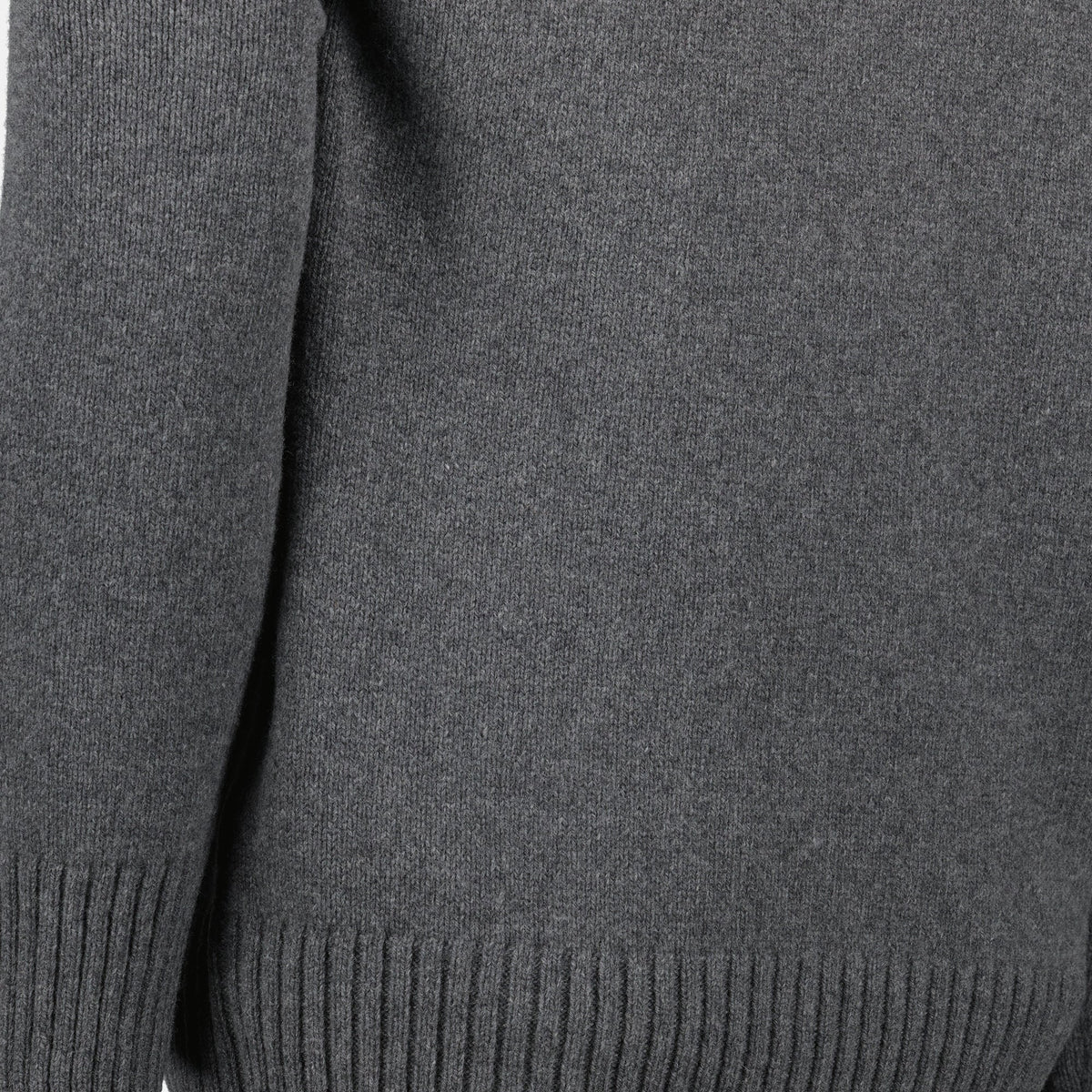 Gray Wool and Cashmere Sweater