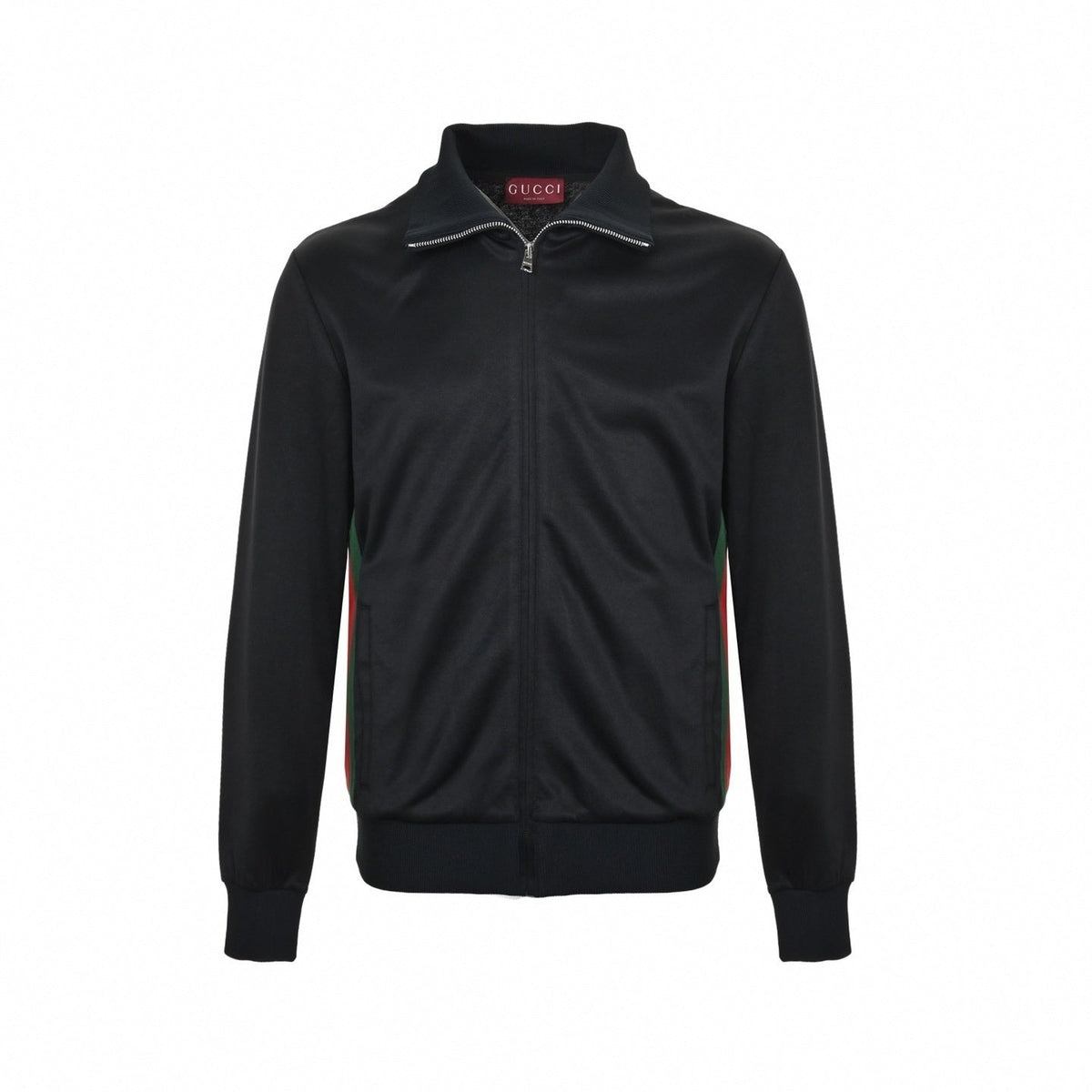 Web Stripe Jersey Tracksuit | Black