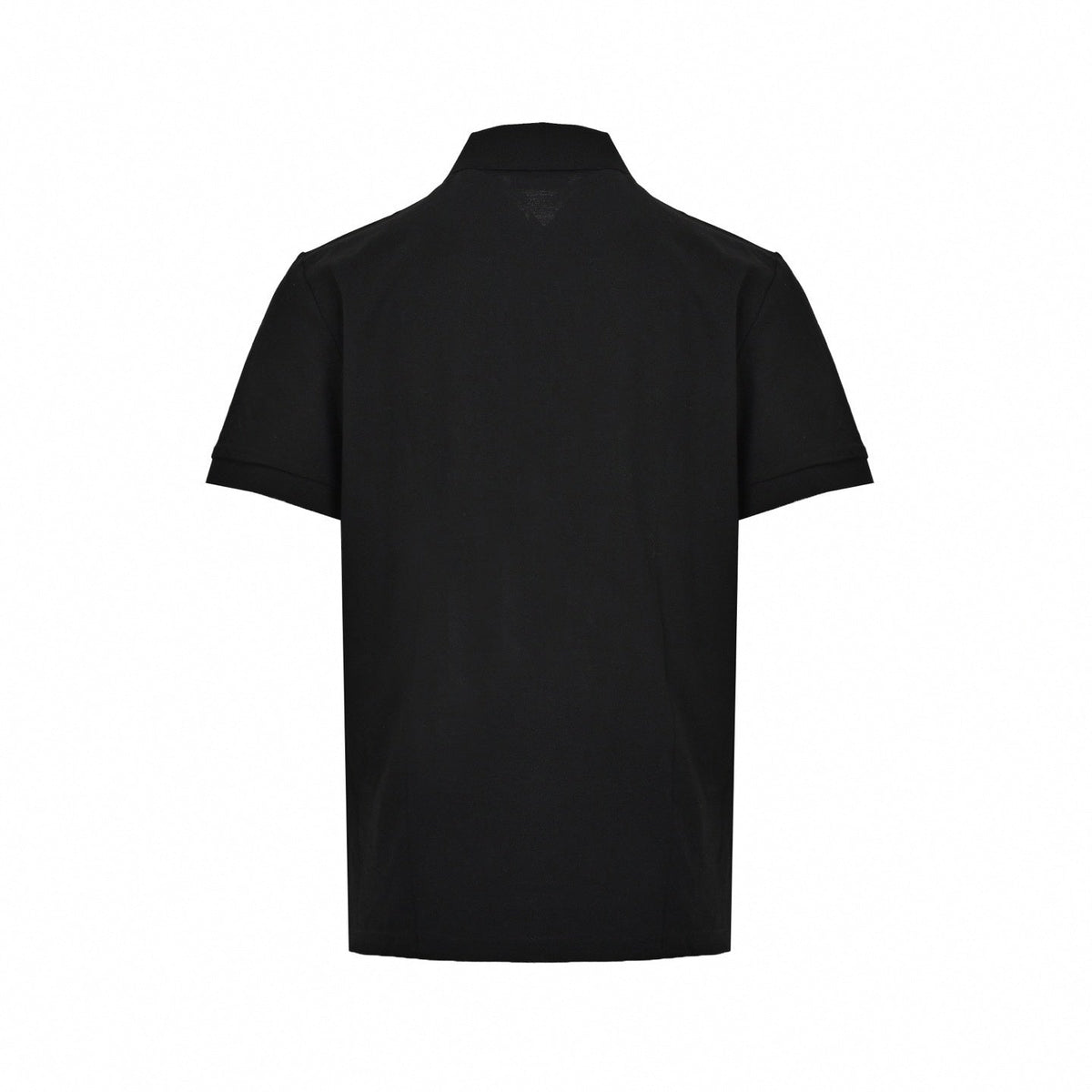 Zip-Neck Polo Shirt - Black